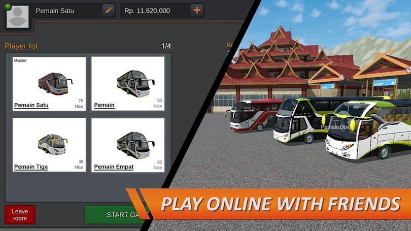 Hình ảnh Bus Simulator Indonesia MOD Vô Hạn Tiền
