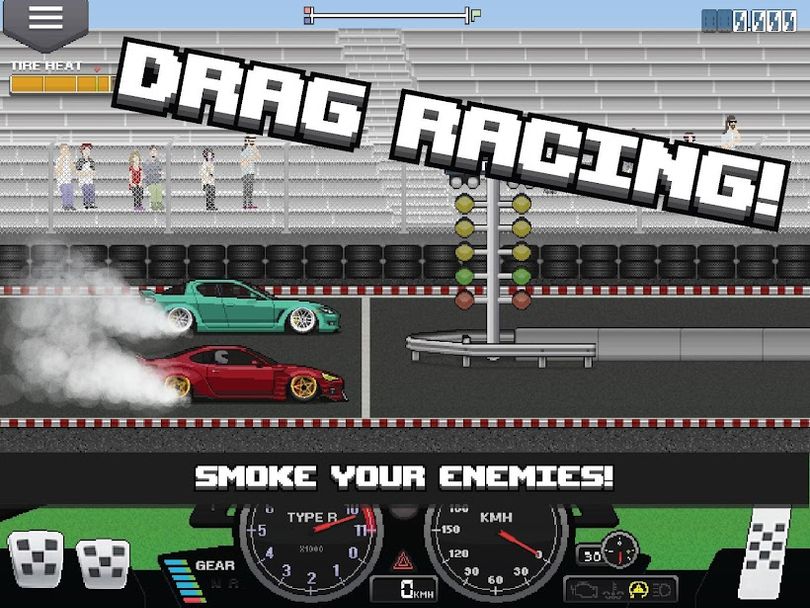 Hình ảnh Pixel Car Racer MOD Vô Hạn Tiền