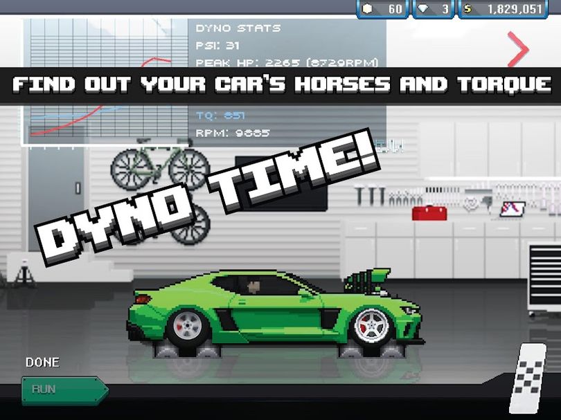 Hình ảnh Pixel Car Racer MOD Vô Hạn Tiền