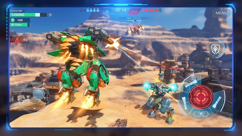 Hình ảnh War Robots Multiplayer Battles MOD Vô Hạn Tiền