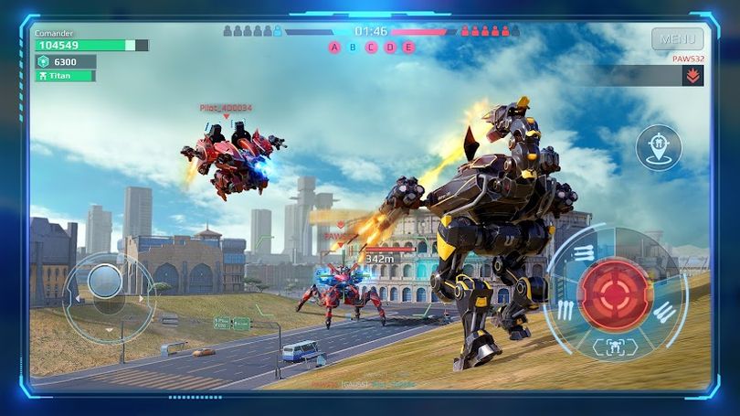 Hình ảnh War Robots Multiplayer Battles MOD Menu